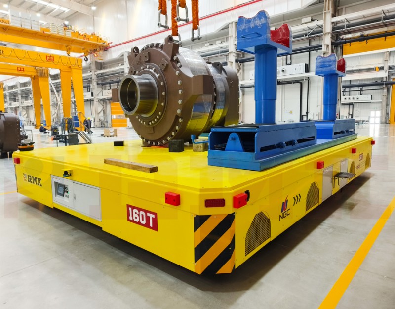 160 tonų sunkiųjų krypčių vairo vežimo vežimėlis