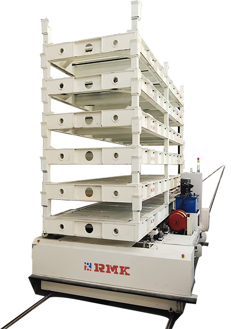 Automatizuotas geležinkelio pernešimo vežimėlis